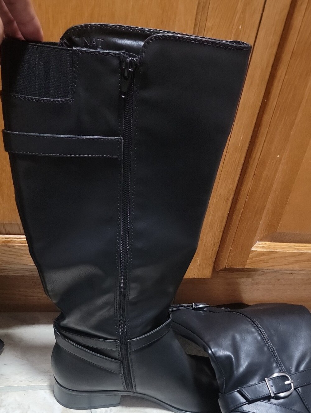 Naturalizer Sahara Riding Boots Black Size 11M - Picture 8 of 12